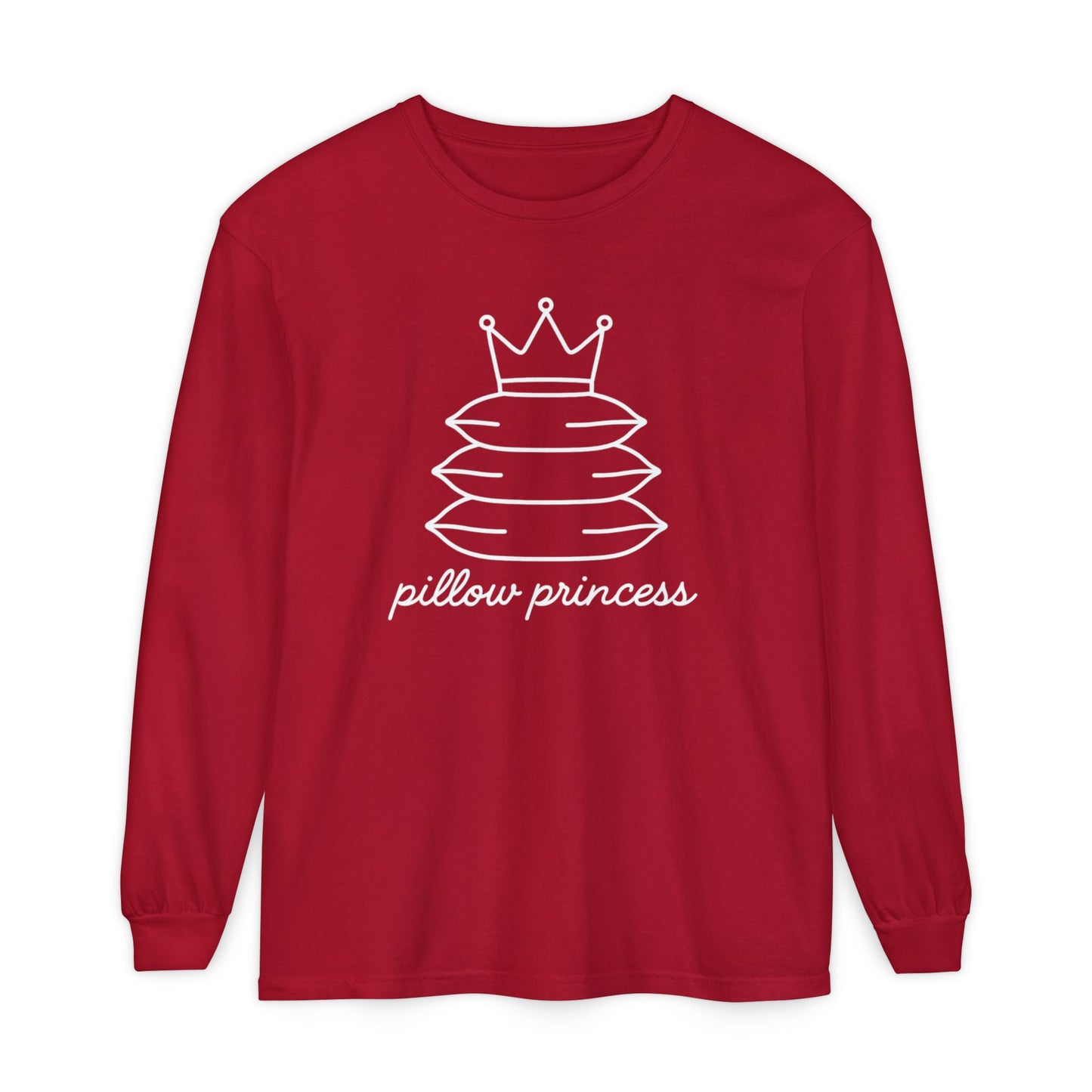 Pillow Princess Comfort Colors Long Sleeve T-Shirt