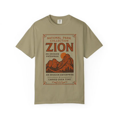 Zion National Park Poster T-Shirt | Canyon Landscape Tee Comfort Colors T-shirt