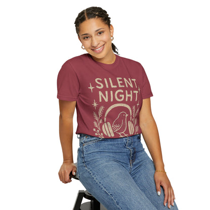 Silent Night Christmas T-Shirt Comfort Colors