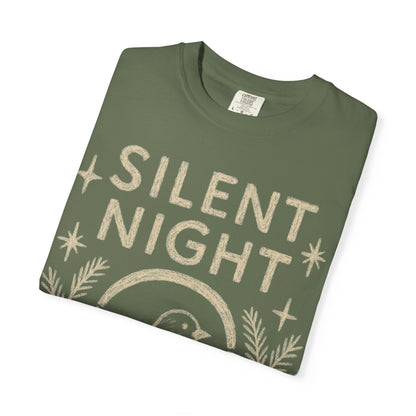Silent Night Christmas T-Shirt Comfort Colors
