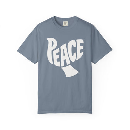Dove Peace Comfort Colors Tee, Unisex Shirt for Dove Lovers, Peaceful Vibes Tee, Unique Gift for Peace Enthusiasts, Casual Dove Graphic Tee,