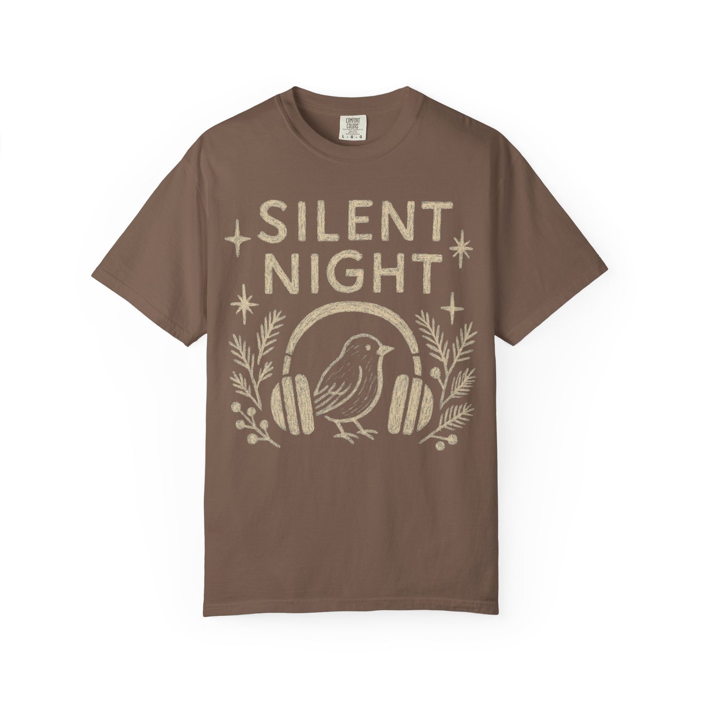 Silent Night Christmas T-Shirt Comfort Colors