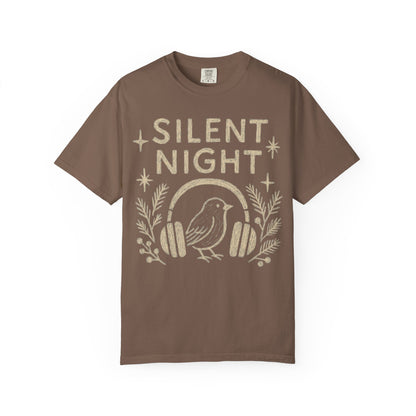 Silent Night Christmas T-Shirt Comfort Colors