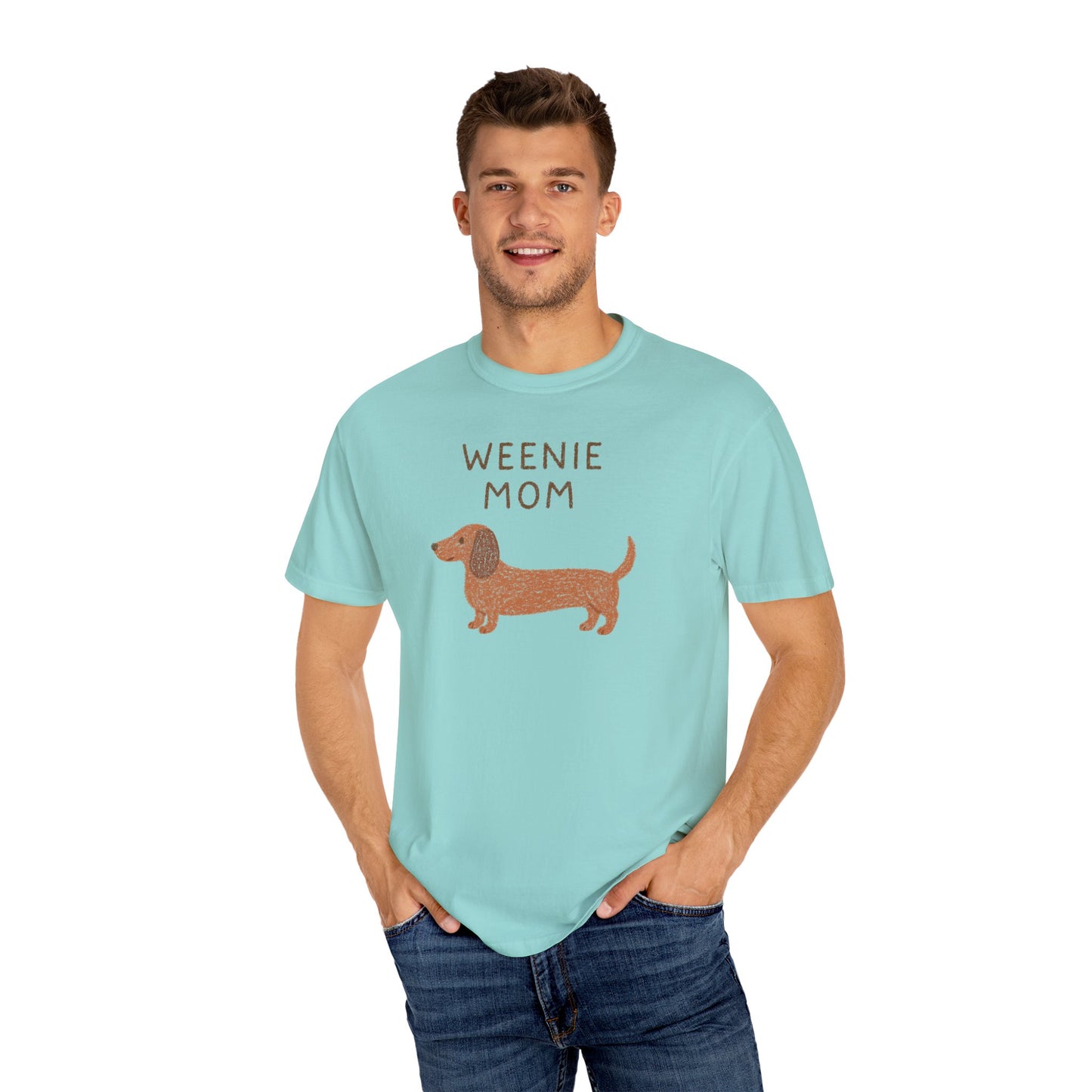 Weenie Mom Dachshund Shirt | Dachshund Mom Tee Comfort Colors T-shirt Weiner dog