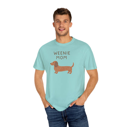 Weenie Mom Dachshund Shirt | Dachshund Mom Tee Comfort Colors T-shirt Weiner dog