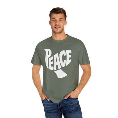Dove Peace Comfort Colors Tee, Unisex Shirt for Dove Lovers, Peaceful Vibes Tee, Unique Gift for Peace Enthusiasts, Casual Dove Graphic Tee,