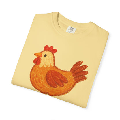 Clucked Funny Chicken Lover Comfort Colors T-Shirt, Chicken Graphic Tee, Unisex Tee, Garment-Dyed Shirt, Chicken Mom Gift, Animal Lover