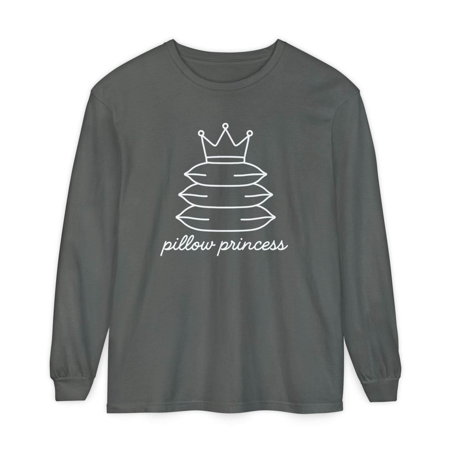 Pillow Princess Comfort Colors Long Sleeve T-Shirt