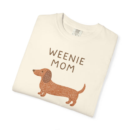 Weenie Mom Dachshund Shirt | Dachshund Mom Tee Comfort Colors T-shirt Weiner dog