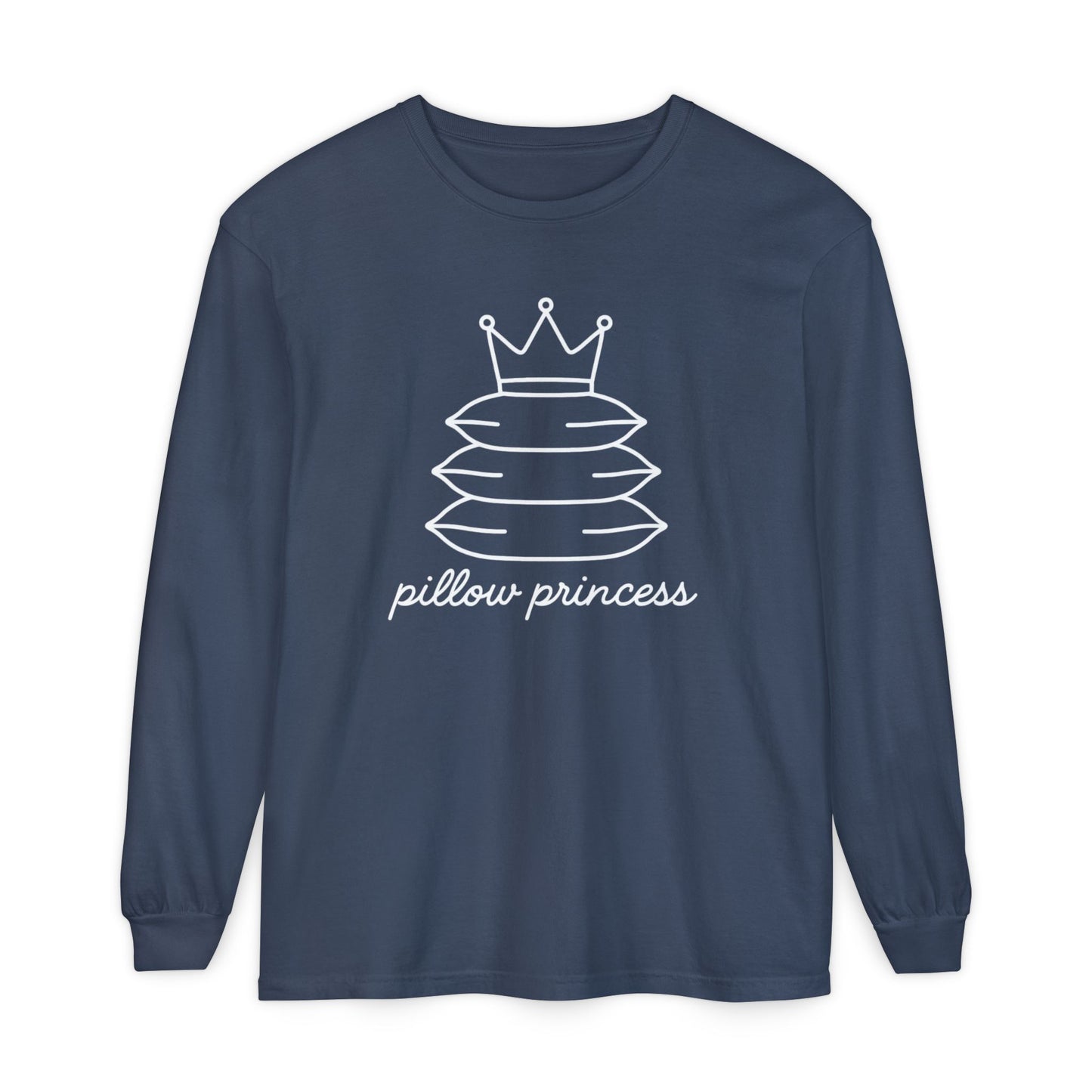 Pillow Princess Comfort Colors Long Sleeve T-Shirt