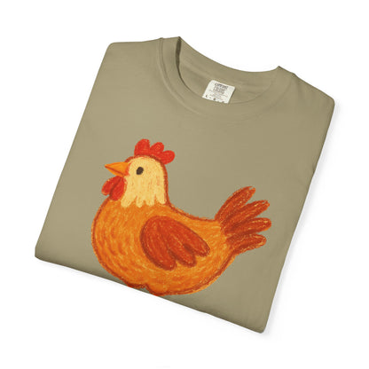 Clucked Funny Chicken Lover Comfort Colors T-Shirt, Chicken Graphic Tee, Unisex Tee, Garment-Dyed Shirt, Chicken Mom Gift, Animal Lover