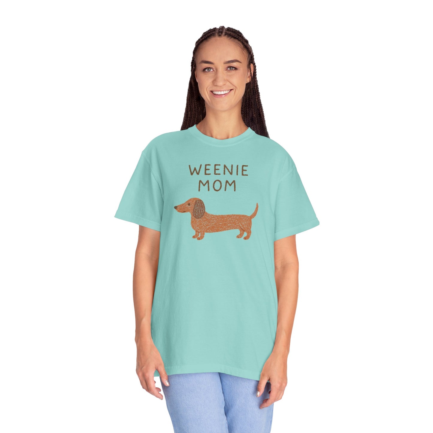 Weenie Mom Dachshund Shirt | Dachshund Mom Tee Comfort Colors T-shirt Weiner dog