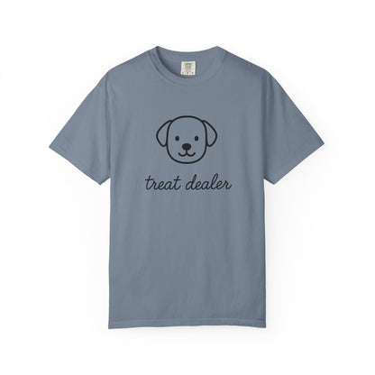 Treat Dealer Comfort Colors Unisex T-shirt, Dog Lover Shirt, Pet Owner Tee, Gift for Dog Mom, Casual Tee, Garment Dyed Tshirt