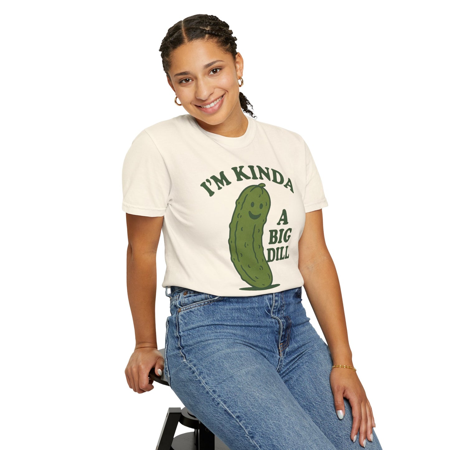 I'm Kinda a Big Dill pickle shirt | funny pickle graphic tee Comfort Colors T-shirt