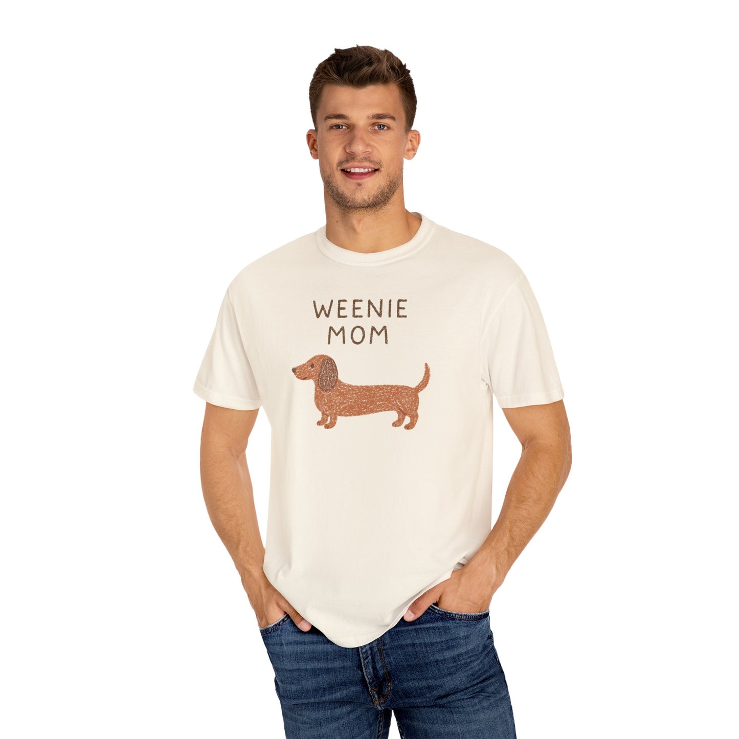 Weenie Mom Dachshund Shirt | Dachshund Mom Tee Comfort Colors T-shirt Weiner dog