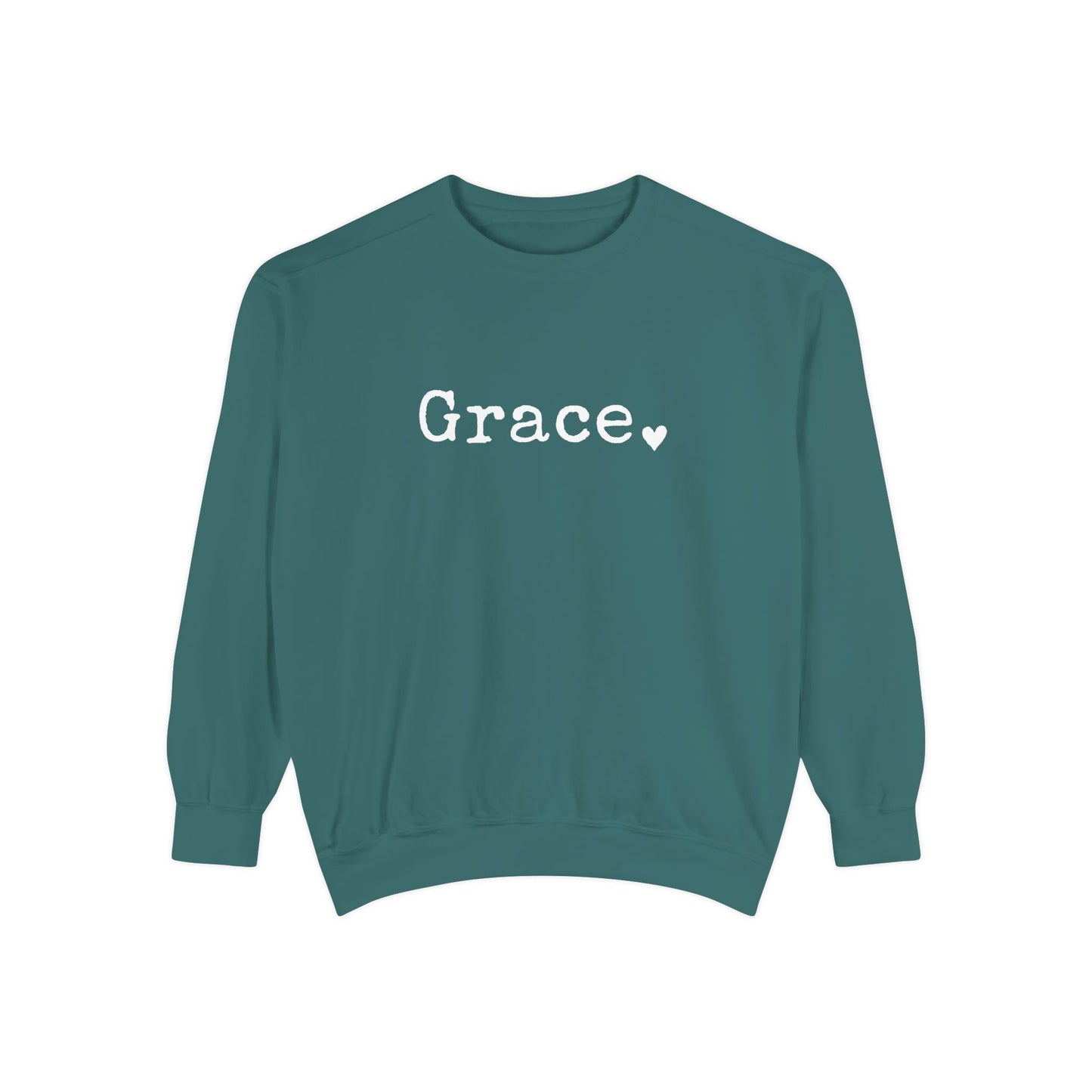 Grace Comfort Colors sweatshirt | name script pullover
