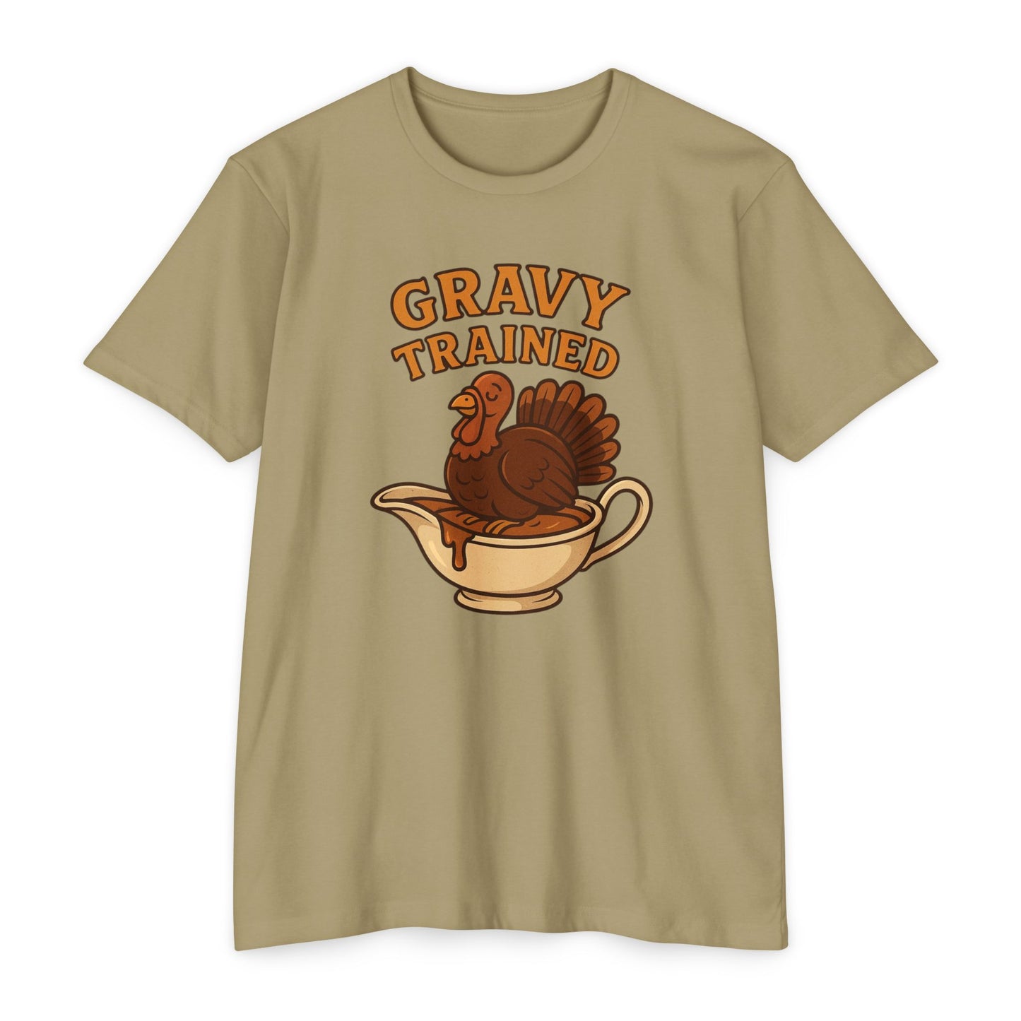 Gravy Trained T-Shirt — Funny Thanksgiving Turkey Graphic Tee