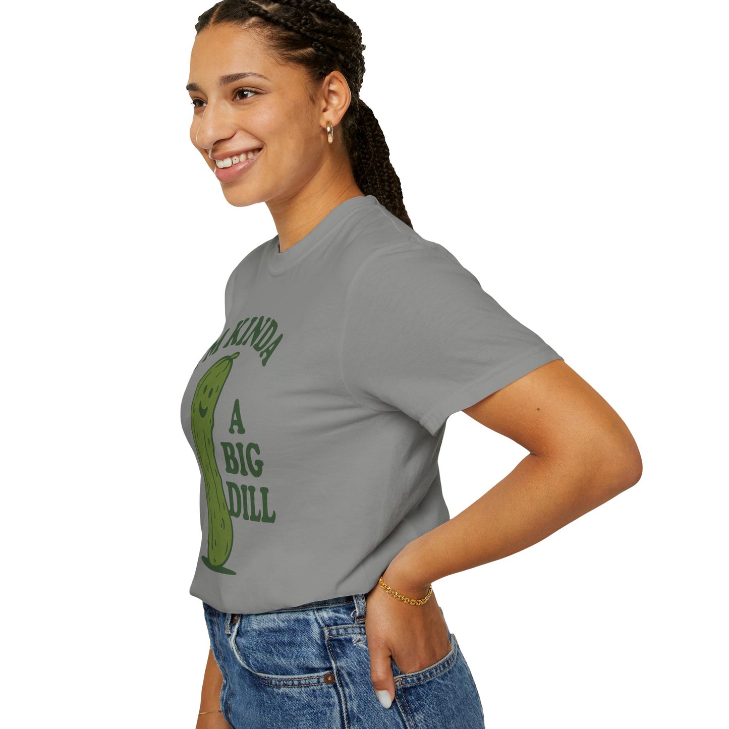 I'm Kinda a Big Dill pickle shirt | funny pickle graphic tee Comfort Colors T-shirt