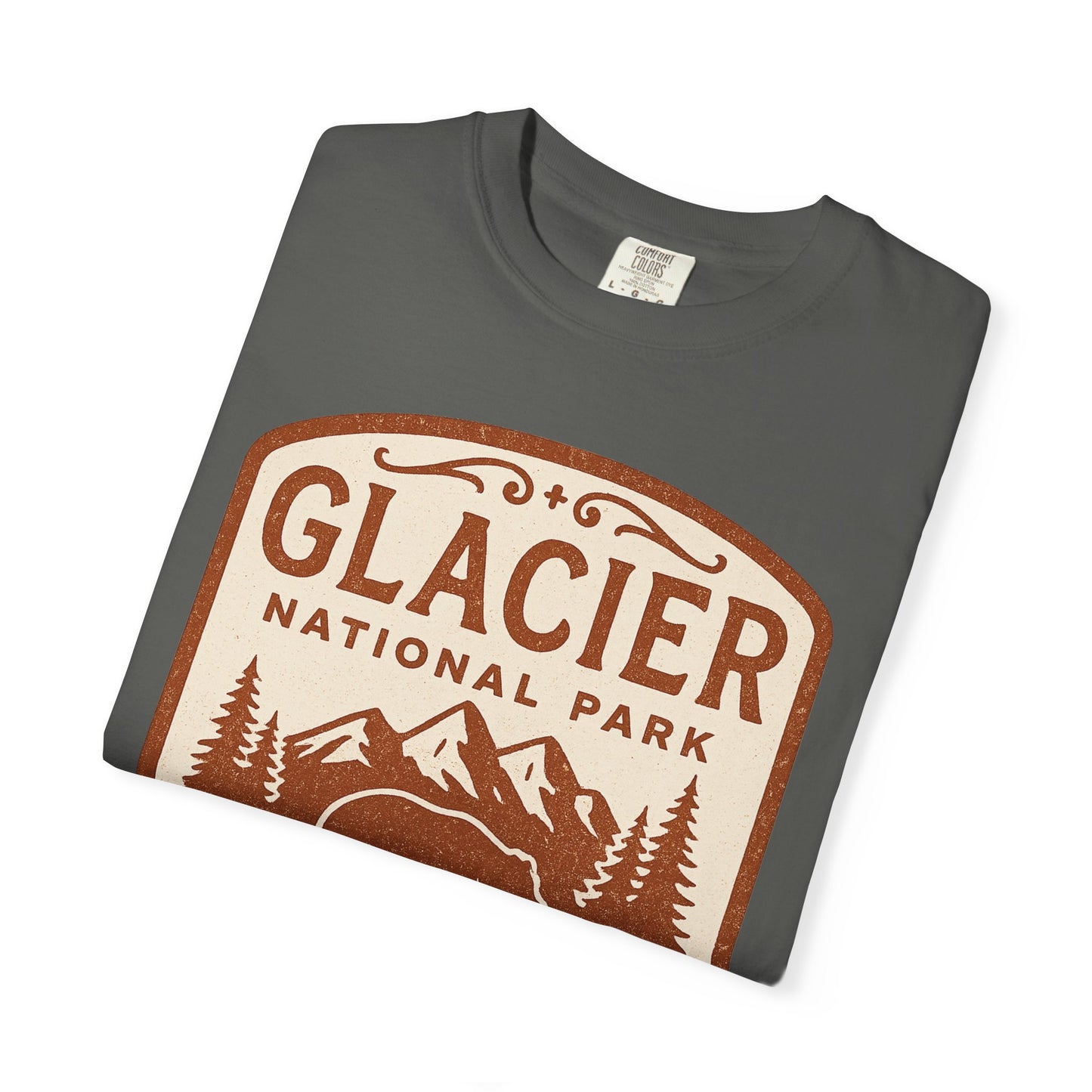 Glacier National Park Comfort Colors T-shirt | Glacier Design, Outdoor Tee