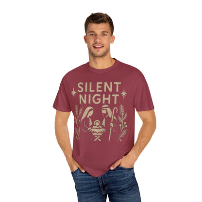 Silent Night Christmas T-shirt