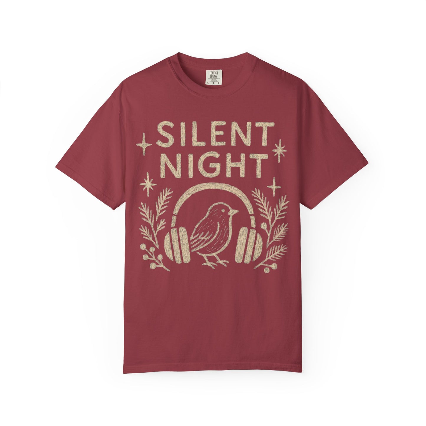 Silent Night Christmas T-Shirt Comfort Colors