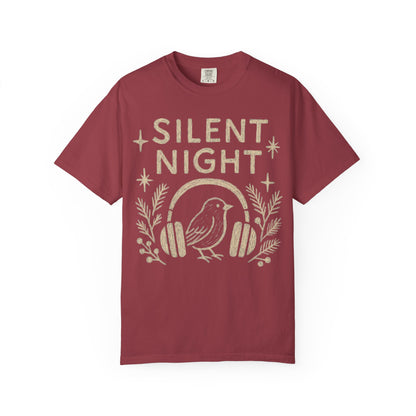 Silent Night Christmas T-Shirt Comfort Colors