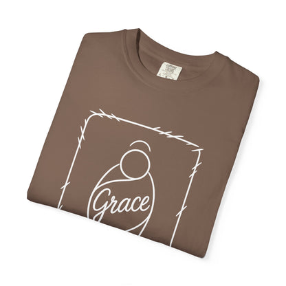 Christmas Baby Grace Comfort Colors T-Shirt, Unisex Tee, Holiday Gift, Religious Shirt, Christian Apparel