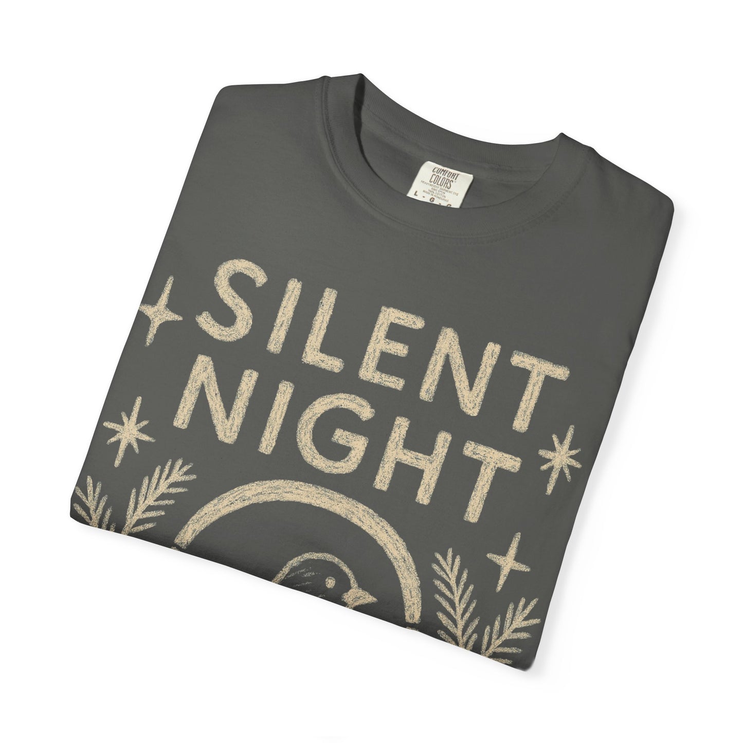 Silent Night Christmas T-Shirt Comfort Colors