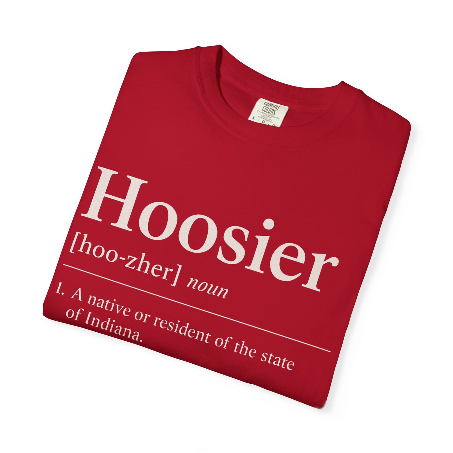 Hoosier definition T-shirt | Indiana pride tee, Comfort Colors tshirt, Midwest