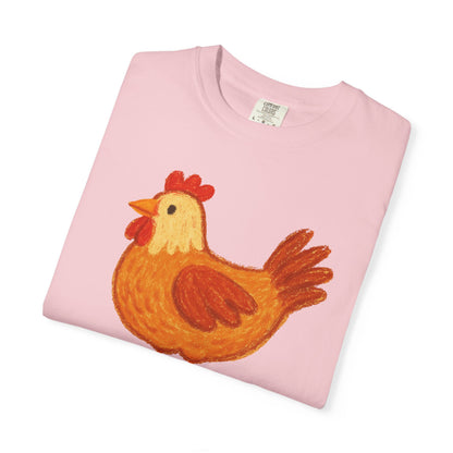 Clucked Funny Chicken Lover Comfort Colors T-Shirt, Chicken Graphic Tee, Unisex Tee, Garment-Dyed Shirt, Chicken Mom Gift, Animal Lover