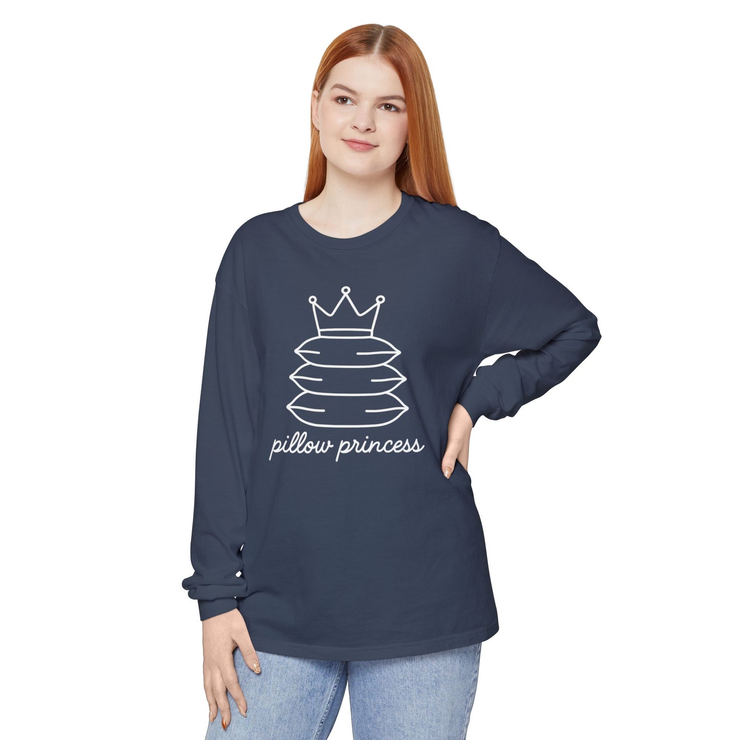 Pillow Princess Comfort Colors Long Sleeve T-Shirt