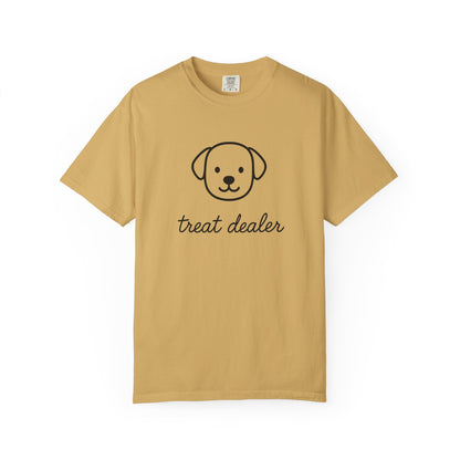 Treat Dealer Comfort Colors Unisex T-shirt, Dog Lover Shirt, Pet Owner Tee, Gift for Dog Mom, Casual Tee, Garment Dyed Tshirt