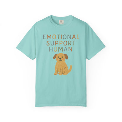 Emotional Support Human dog illustration T-Shirt | Cute Pet Lover Tee Comfort Colors T-shirt
