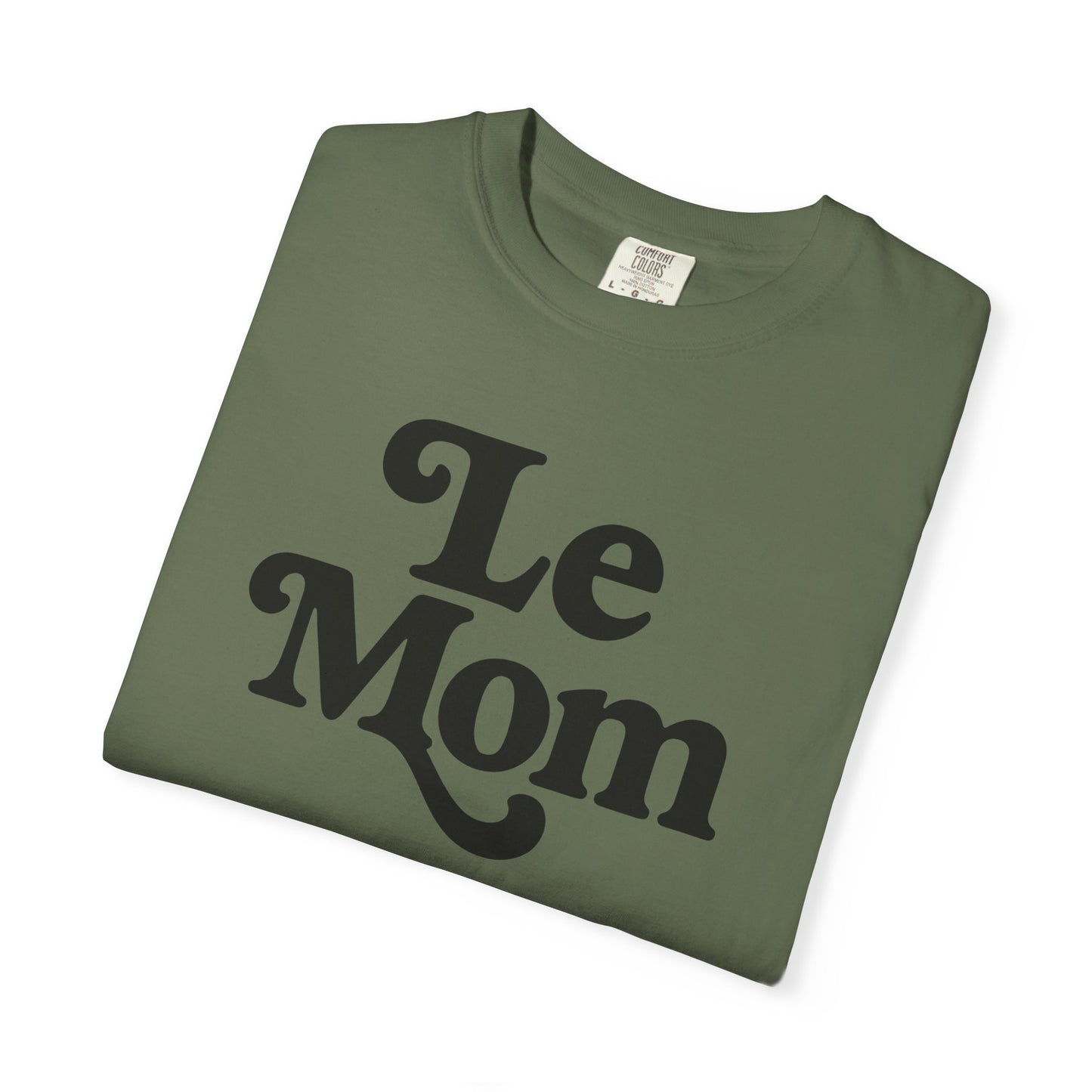 Le Mom T-Shirt | Retro Script Mom Tee, Mother's Day Shirt, Comfort Colors