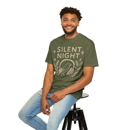 Silent Night Christmas T-Shirt Comfort Colors