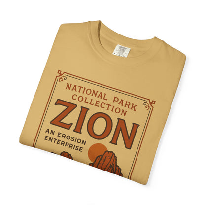 Zion National Park Poster T-Shirt | Canyon Landscape Tee Comfort Colors T-shirt