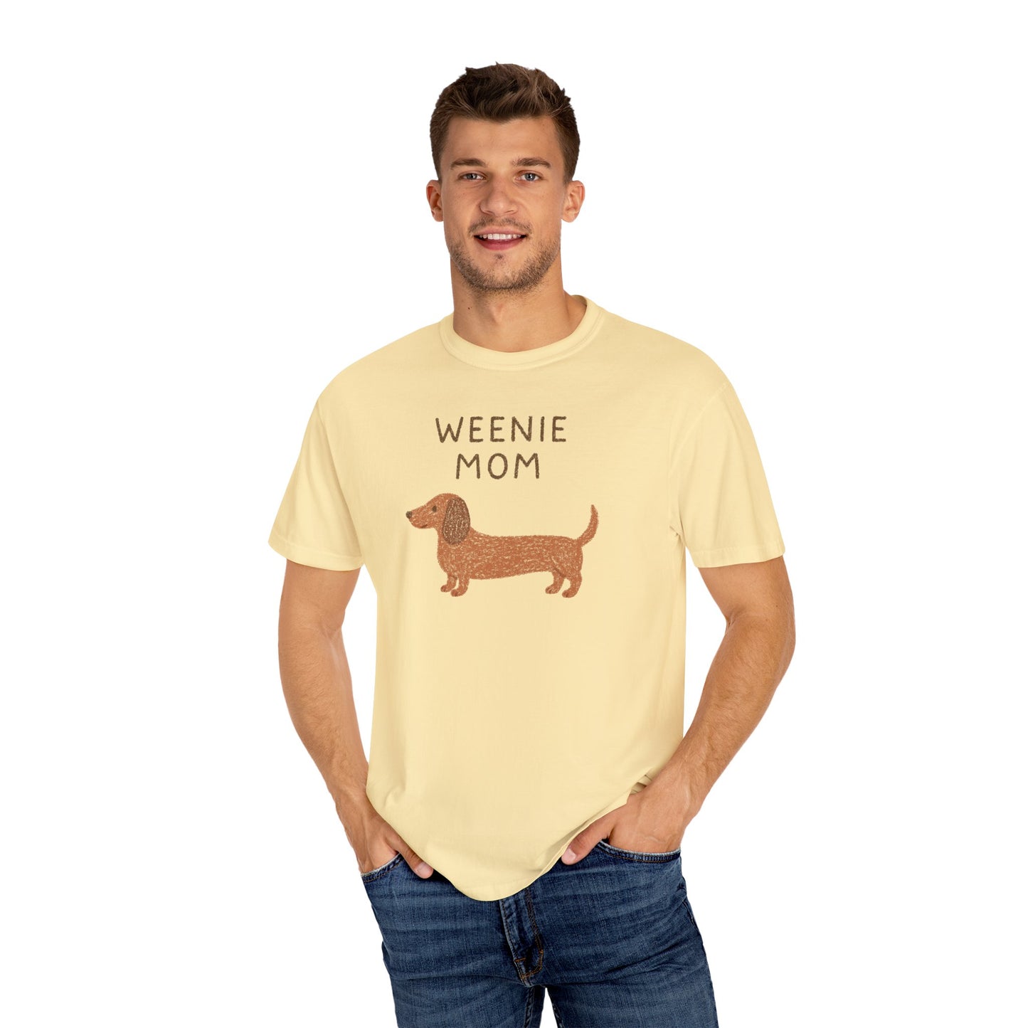 Weenie Mom Dachshund Shirt | Dachshund Mom Tee Comfort Colors T-shirt Weiner dog