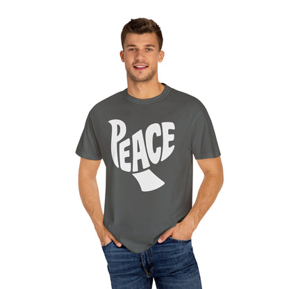 Dove Peace Comfort Colors Tee, Unisex Shirt for Dove Lovers, Peaceful Vibes Tee, Unique Gift for Peace Enthusiasts, Casual Dove Graphic Tee,