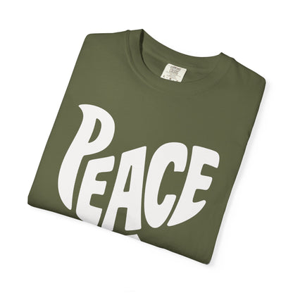 Dove Peace Comfort Colors Tee, Unisex Shirt for Dove Lovers, Peaceful Vibes Tee, Unique Gift for Peace Enthusiasts, Casual Dove Graphic Tee,