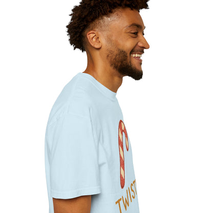 Candy Cane Twist T-shirt | Christmas Comfort Colors garment-dyed T-shirt
