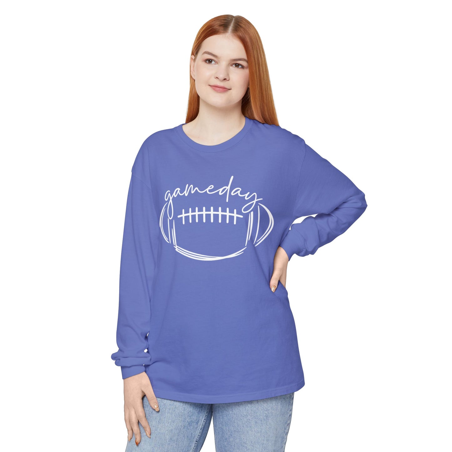 Gameday Long Sleeve T-Shirt - Soft & Stylish Casual Wear, Perfect for Everyday, Gifts, Birthdays, Holidays, All Seasons, Gameday