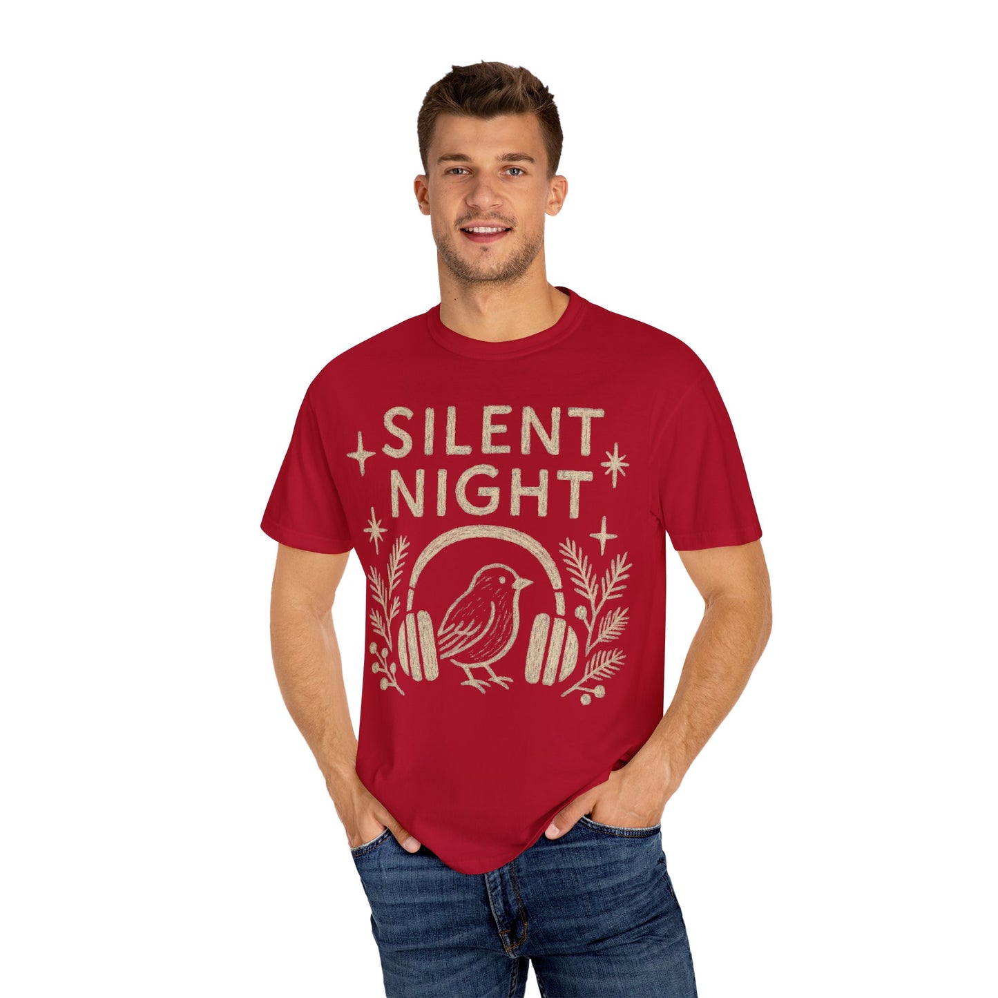 Silent Night Christmas T-Shirt Comfort Colors