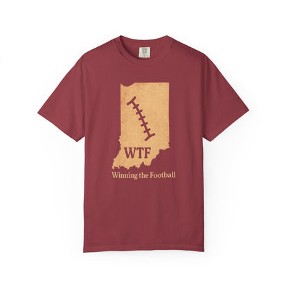 WTF Winning the Football in Indiana T-Shirt — Vintage Football Tee
