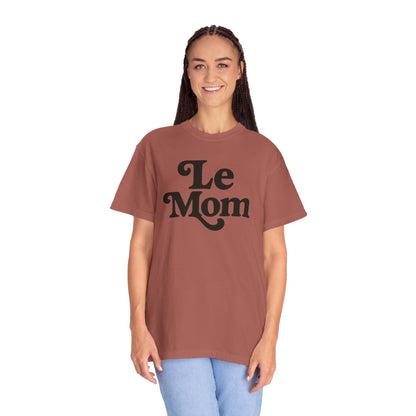 Le Mom T-Shirt | Retro Script Mom Tee, Mother's Day Shirt, Comfort Colors