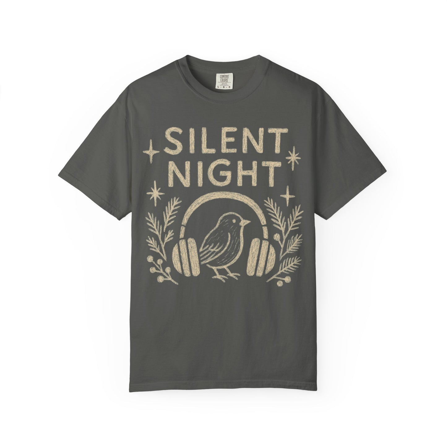 Silent Night Christmas T-Shirt Comfort Colors